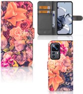 Flipcase Xiaomi 12T | 12T Pro Telefoon Hoesje Cadeau voor Moeder Bosje Bloemen