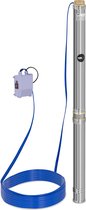 Dompelpomp - 95 mm / 3.75'' - 10 800 l/u - 2200 W - 20 m kabel / 91 m opvoerhoogte - RVS - hillvert