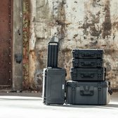 Vous pouvez utiliser cette valise Innox robuste pour presque tout . Le boîtier est étanche IP67 et dispose d'une poignée soft . Les dimensions intérieures sont de 465 x 335 x 220 mm.