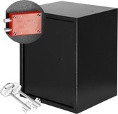 Springos Safe - Key Safe - Coffre-fort avec clé - 45 x 36 x 31,5 cm - Zwart