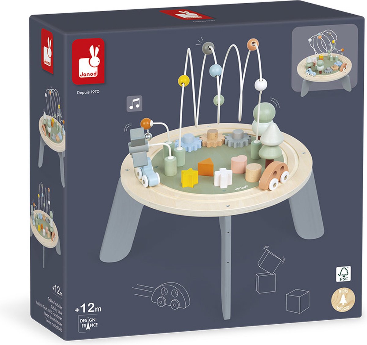 premier Wiskundige saai Janod Sweet Cocoon - Speeltafel + 1jr | bol.com