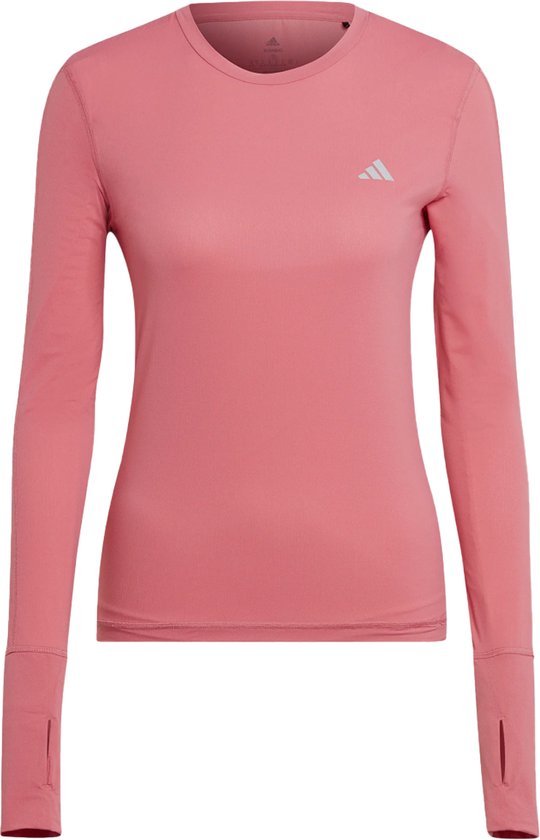 Adidas Fast Lange Mouwenshirt Roze Vrouw