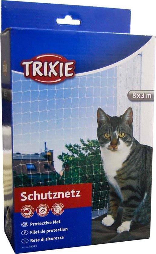Trixie - Katten - beschermingsnetten transparant - 3 x 2 meter - Trixie
