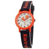 Q&Q kinderhorloge zwart-rood-oranje