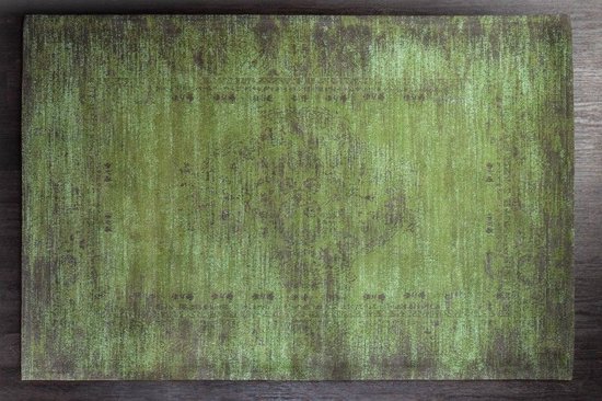 Elegant katoenen vloerkleed POP ART 240x160cm smaragdgroen oosters patroon - 39983