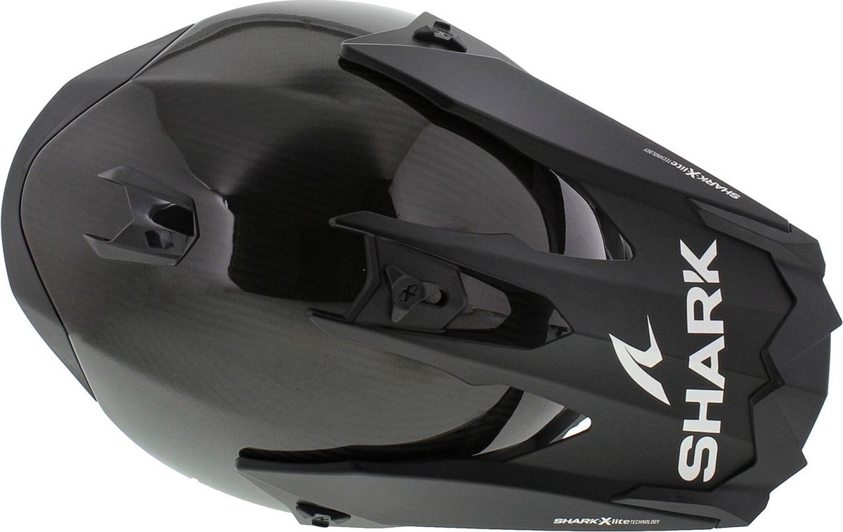 SHARK VARIAL RS CARBON SKIN Motorhelm crosshelm Carbon Wit Carbon - Maat L – foto 6