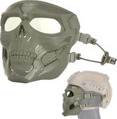 Airsoft Masker - Airsoft Helm - Paintball Masker - Tactical Helmet - Groen