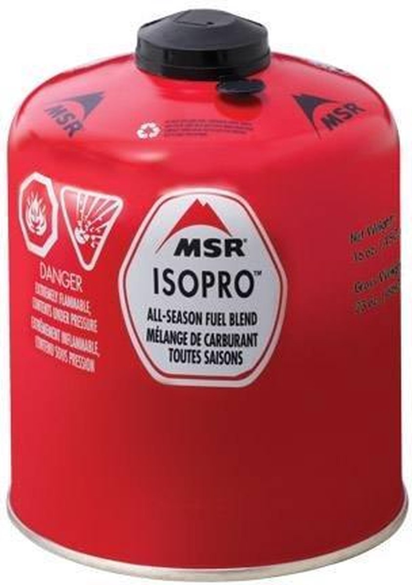 MSR IsoPro Gas Cartridge - 450 gram - voor koudere omstandigheden