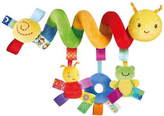 Activity Board Jouet poussette pour bébé Spirale d'activité Jouet à suspendre Siège auto bébé Lit d'enfant