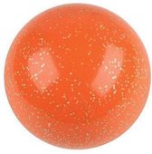 Hockeyballen glitter oranje - no logo -12 stuks