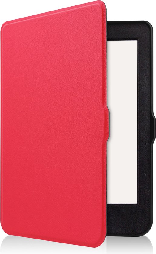 Hoesje Geschikt voor Kobo Nia Hoes Book Case - Hoes Geschikt voor Kobo Nia Hoesje Book Cover - Rood van Hoesje  — afbeelding 5