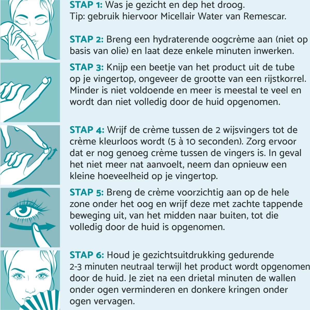 Remescar Wallen en Donkere Kringen oogcreme