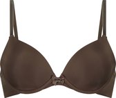 Hunkemöller Dames Lingerie Voorgevormde beugel bh Plunge - Bruin - maat D75