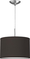 Home Sweet Home hanglamp Bling - verlichtingspendel Tube Deluxe inclusief lampenkap - lampenkap 30/30/20cm - pendel lengte 100 cm - geschikt voor E27 LED lamp - zwart