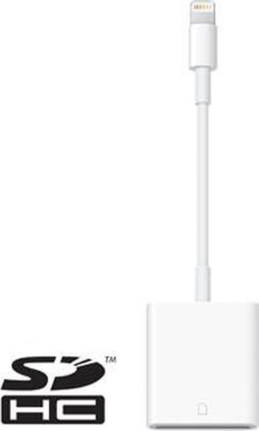 Lightning SD Card Camera Reader Wit bol