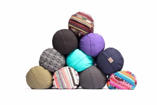 Yoga Bolster Tribal Fleurig Rond — afbeelding 3