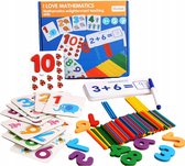 J'aime les mathématiques - Apprendre à compter - Sommes Plus - Sommes moins - Jouets Éducatif - Jouets Montessori - Jouets STEM - Mathématiques - Apprendre à compter - Sommes - Apprendre par le jeu