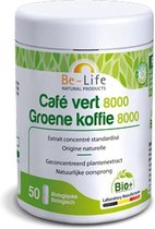 Be-Life Groene koffie 8000 biologisch 50 softgels