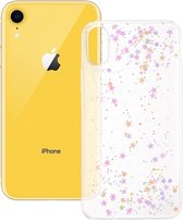 Epoxy Sky Pattern Soft Hoesje voor iPhone XR 6.1 inch (Transparante pailletten)