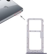 SIM-kaartvak + SIM-kaartvak / Micro SD-kaart voor Huawei Honor 9 Lite (grijs)