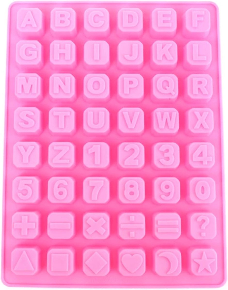 Eizook bak vorm - Cijfers en Letters - Chocolade - Cake - Fondant - IJs