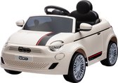 Eco Toys Wit Elektrische Fiat 500 Kinderauto 705