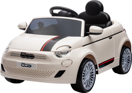Eco Toys Voiture pour enfant Fiat 500 électrique Wit 705