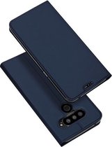 Hoesje geschikt voor LG V50 ThinQ - Dux Ducis Skin Pro Book Case - Blauw