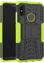 Schokbestendige Back Cover - Xiaomi Mi A2 - Groen