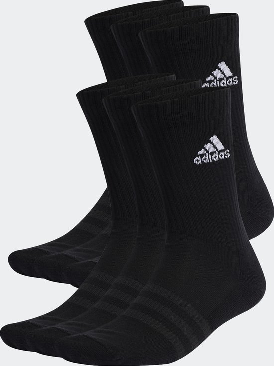 adidas Sportswear Chaussettes matelassées Sportswear (6 paires) - Unisex - Noir - 22-24