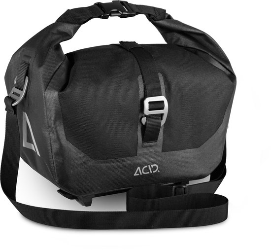 ACID Fietstas TRUNK - Waterbestendig - Reflecterende elementen - Inh. 12L - TPU - Zwart van ACID — afbeelding 5