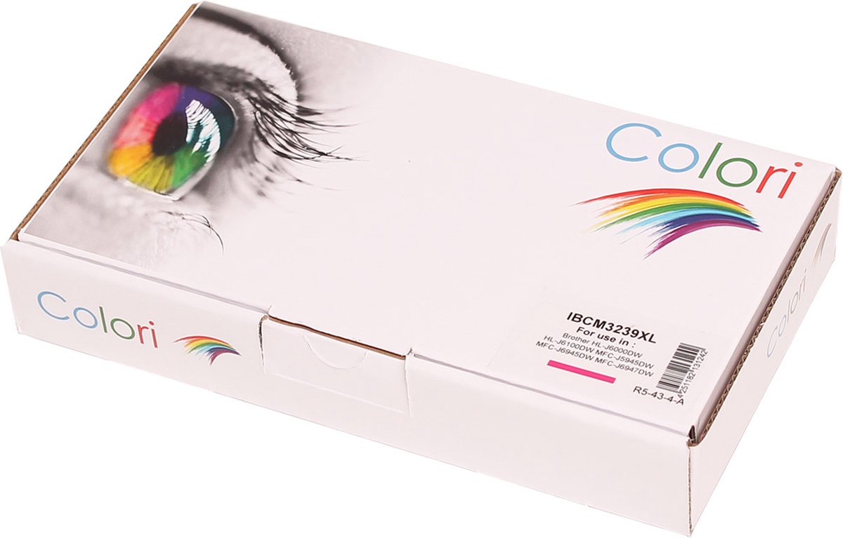 Colori huismerk inkt cartridge geschikt voor Brother LC-3239XL magenta voor Brother HL-J6000DW HL-J6100DW MFC-J5945DW MFC-J6945DW MFC-J6947DW