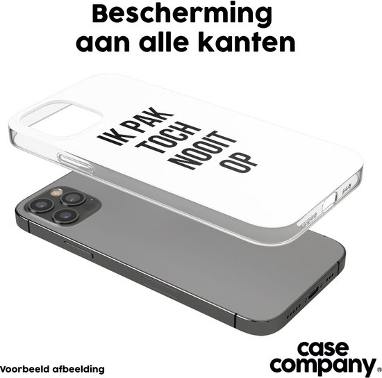 Case Company® - Coque Google Pixel 6a avec cordon - Je ne décroche jamais - Coque de téléphone avec cordon Zwart - Protection sur tous les côtés et sur le bord de l'écran