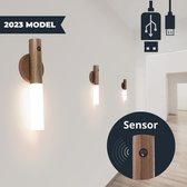 KL Home® - LED wandlamp met bewegingssensor – Draadloos Nachtlampje – USB  Oplaadbare... | bol.com