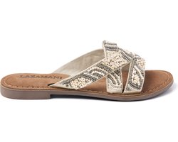 Lazamani Dames Slippers 75.337 Beige