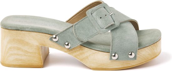 Foto: Lazamani dames clogs 31 226 salvia maat 40