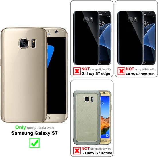 optie Philadelphia namens Cadorabo Hoesje voor Samsung Galaxy S7 in METALLIC ZWART - Beschermhoes  gemaakt van... | bol.com