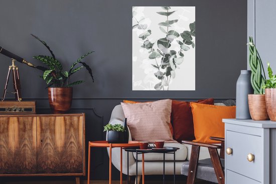 Muurstickers - Sticker Folie - Planten - Groen - Natuur - Bladeren - 60x80 cm - Plakfolie - Muurstickers Kinderkamer - Zelfklevend Behang - Zelfklevend behangpapier - Stickerfolie
