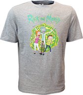 Rick and Morty Summer Morty & Rick T-Shirt Grijs - Officiële Merchandise