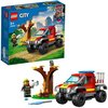 foto van LEGO City 4x4 Brandweertruck redding Set - 60393