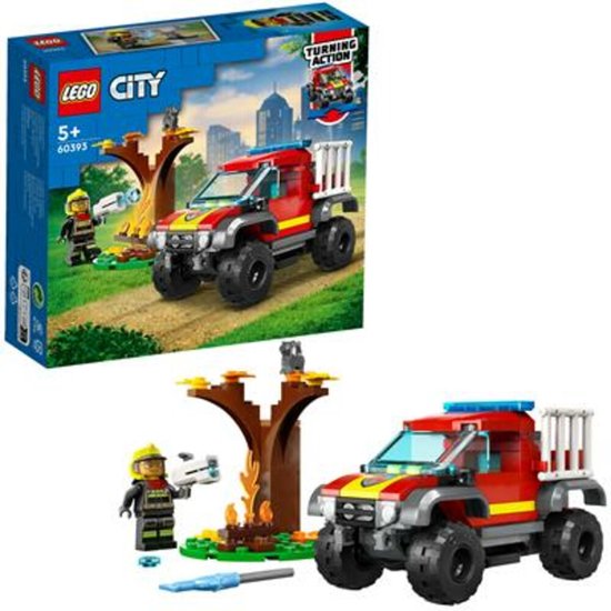 LEGO City 4x4 Brandweertruck redding Set - 60393