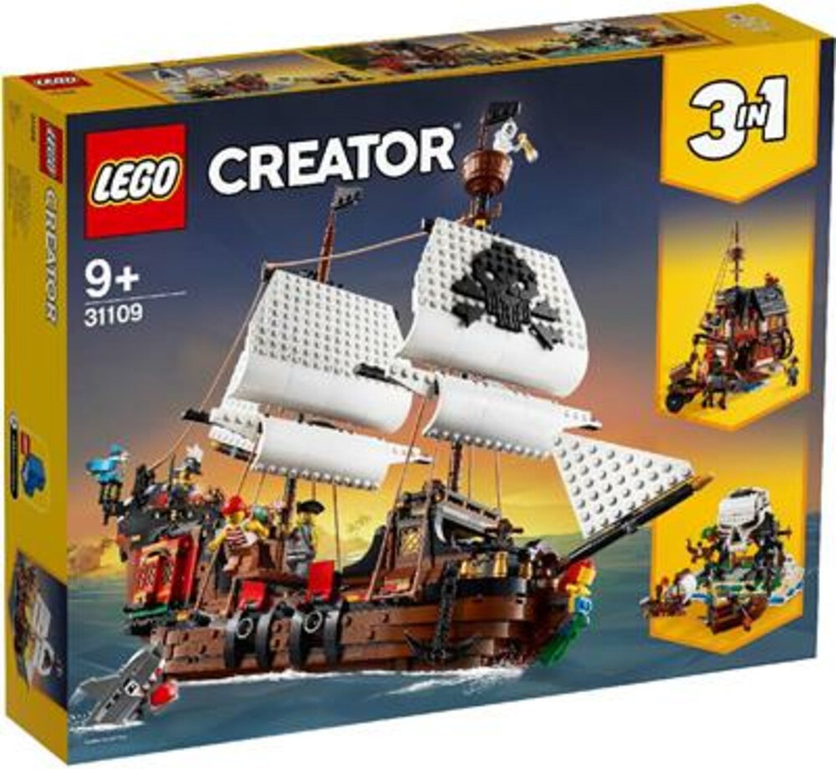 openbaar intern passagier LEGO Creator Piratenschip - 31109 | bol.com