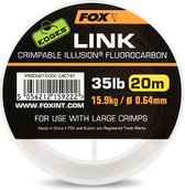 Fox Edges Link Crimpable Illusionist Fluorocarbon 20m - Maat : 35lb - 0.64mm