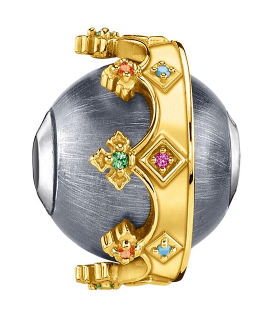 Bracciale THOMAS SABO in ossidiana e occhio di tigre rosso