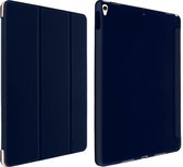Hoes Geschikt voor Apple iPad Air 2019 en Geschikt voor Apple iPad Pro 10.5 Trifold Video Support Nachtblauw