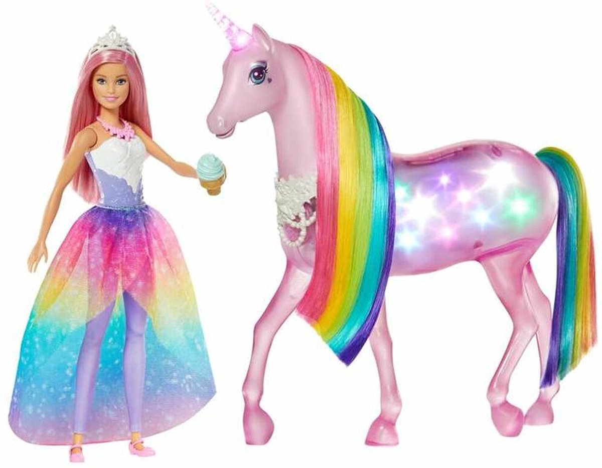 Fervent Tentakel Bedankt Barbie Dreamtopia Barbie Pop met Eenhoorn - Speelset | bol.com
