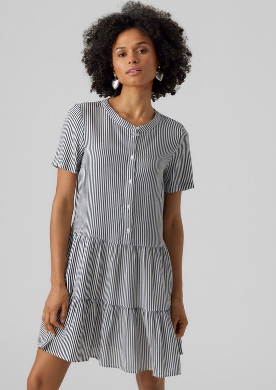 Manga Corta Curva Top Básico Para Mujer VERO MODA CURVE - Corte Ga Wvn Noos Top Tejido Suave