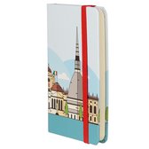 I hart Torino Notitieboek met elastiek -14x9x1cm