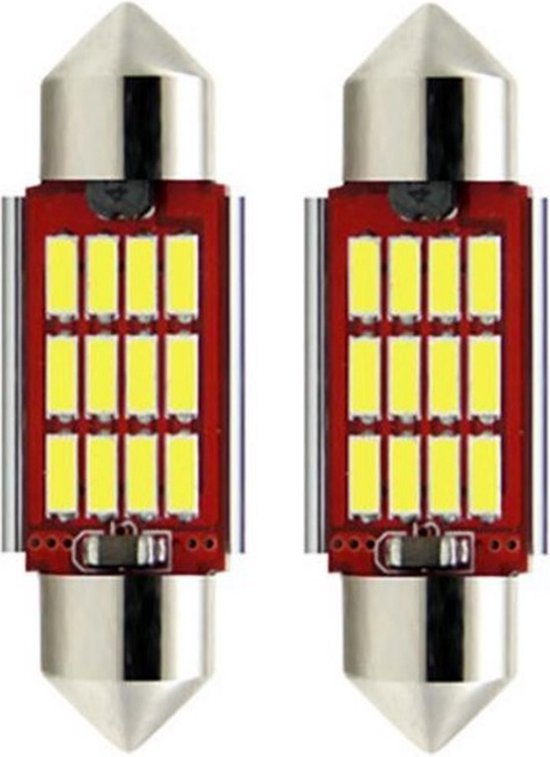 TLVX C5W 36mm Festoon LED Auto lampen / 2 stuks / 36 milimeter / Interieur  lamp /