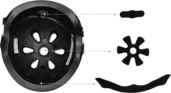Casque Enfant Réglable 3-8 Ans - Casque Sécurité Confortable Pour Vélo, Trottinette, Skate Et Roller